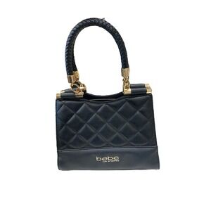 Bebe Women's Quilted Winnie Mini Shopper Bag Black